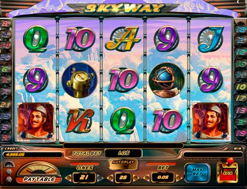 Играть в казино Вулкан на деньги на Sky Way