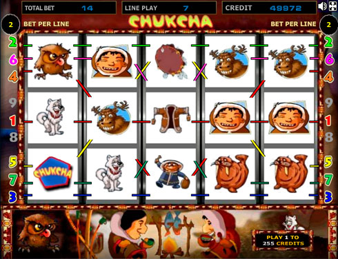 Игровой автомат Chukcha на деньги в казино Вулкан