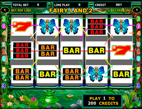 Игровой автомат Fairy Land на деньги в казино Вулкан