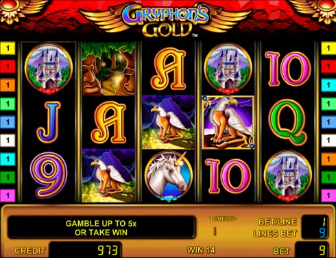 Игровой автомат Gryphon`s Gold на деньги в казино Вулкан