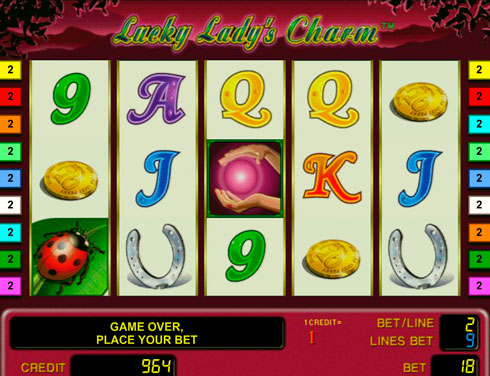 Автомат Lucky Lady`s Charm на реальные деньги в казино Вулкан