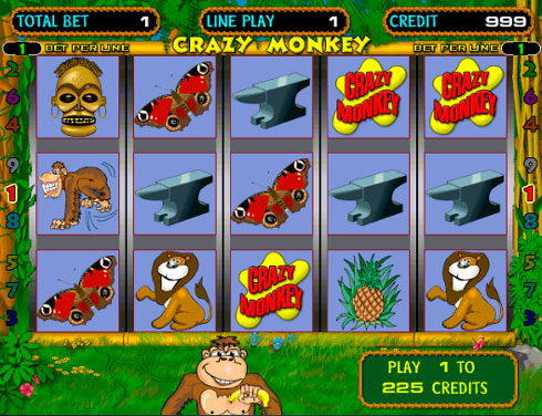 Игровой автомат Crazy Monkey в клубе Вулкан